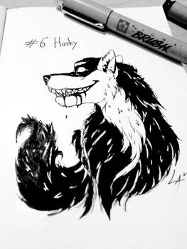 Inktober2019 #6 - Husky