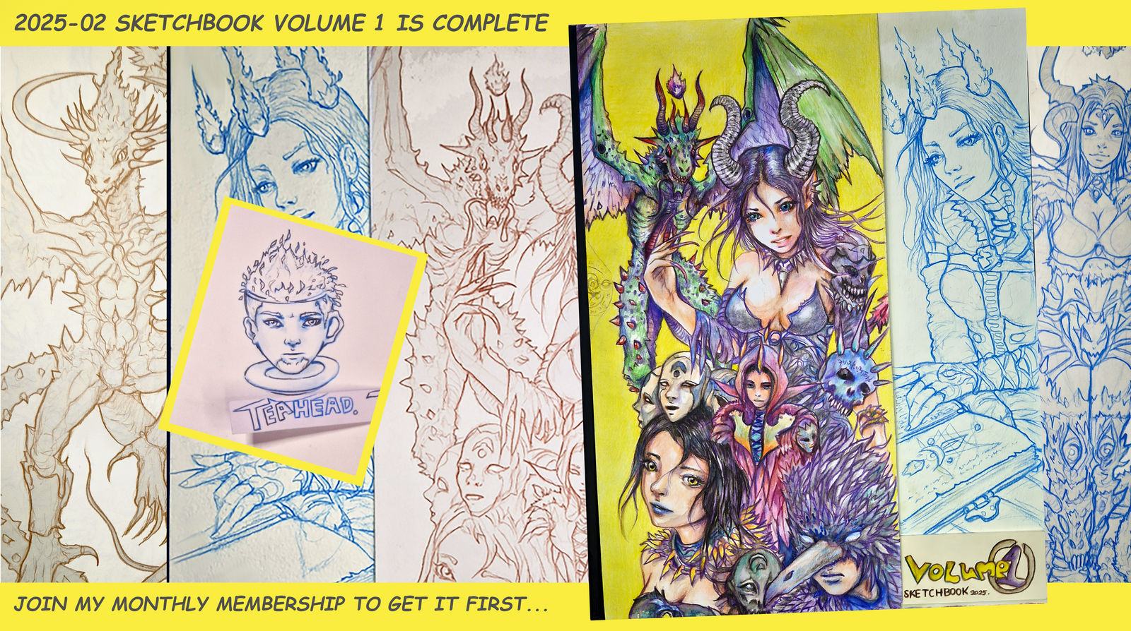 (2025) Sketchbook volume 1 is complete