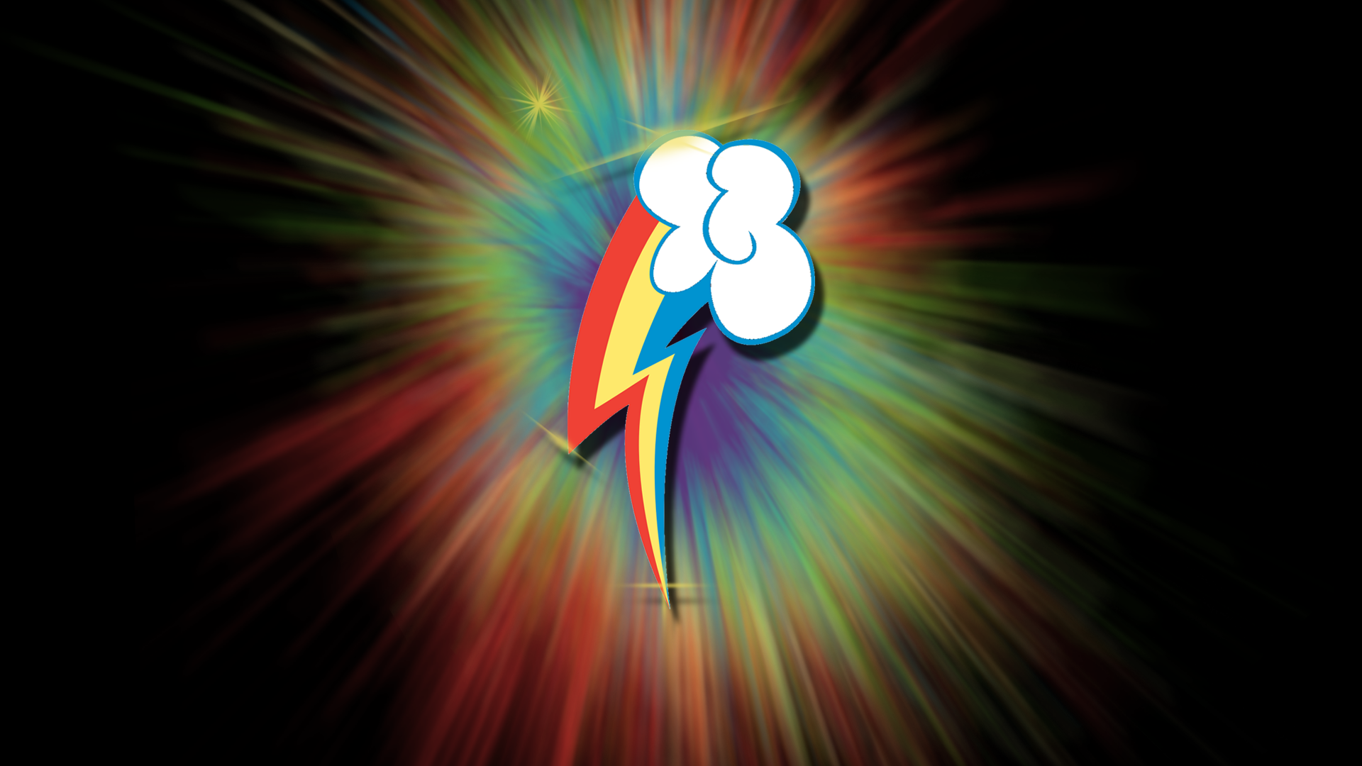 MLP:fiM Rainbow dash cutie mark wallpaper