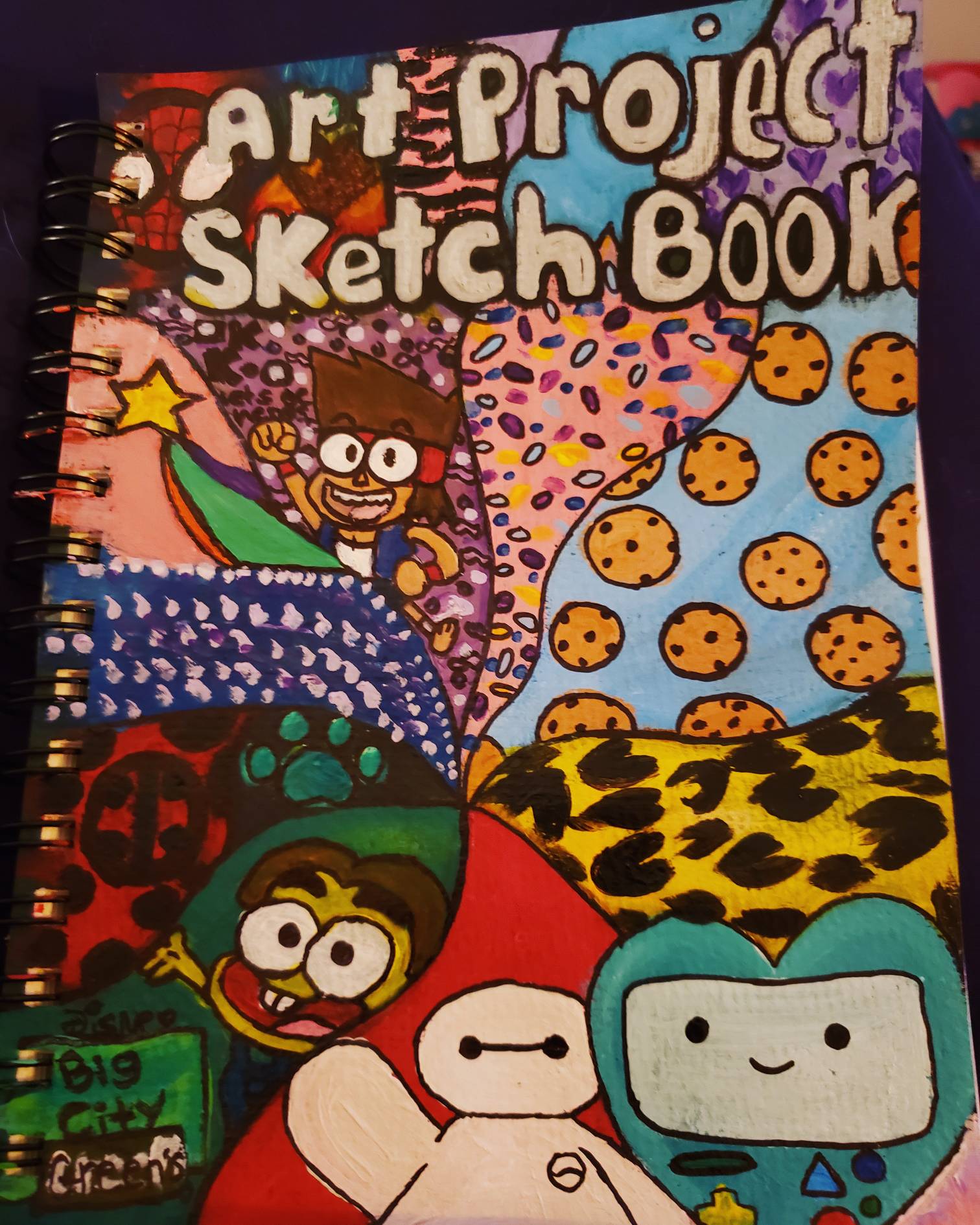 completed my sketchbook cover by princesscookiecat682 on DeviantArt