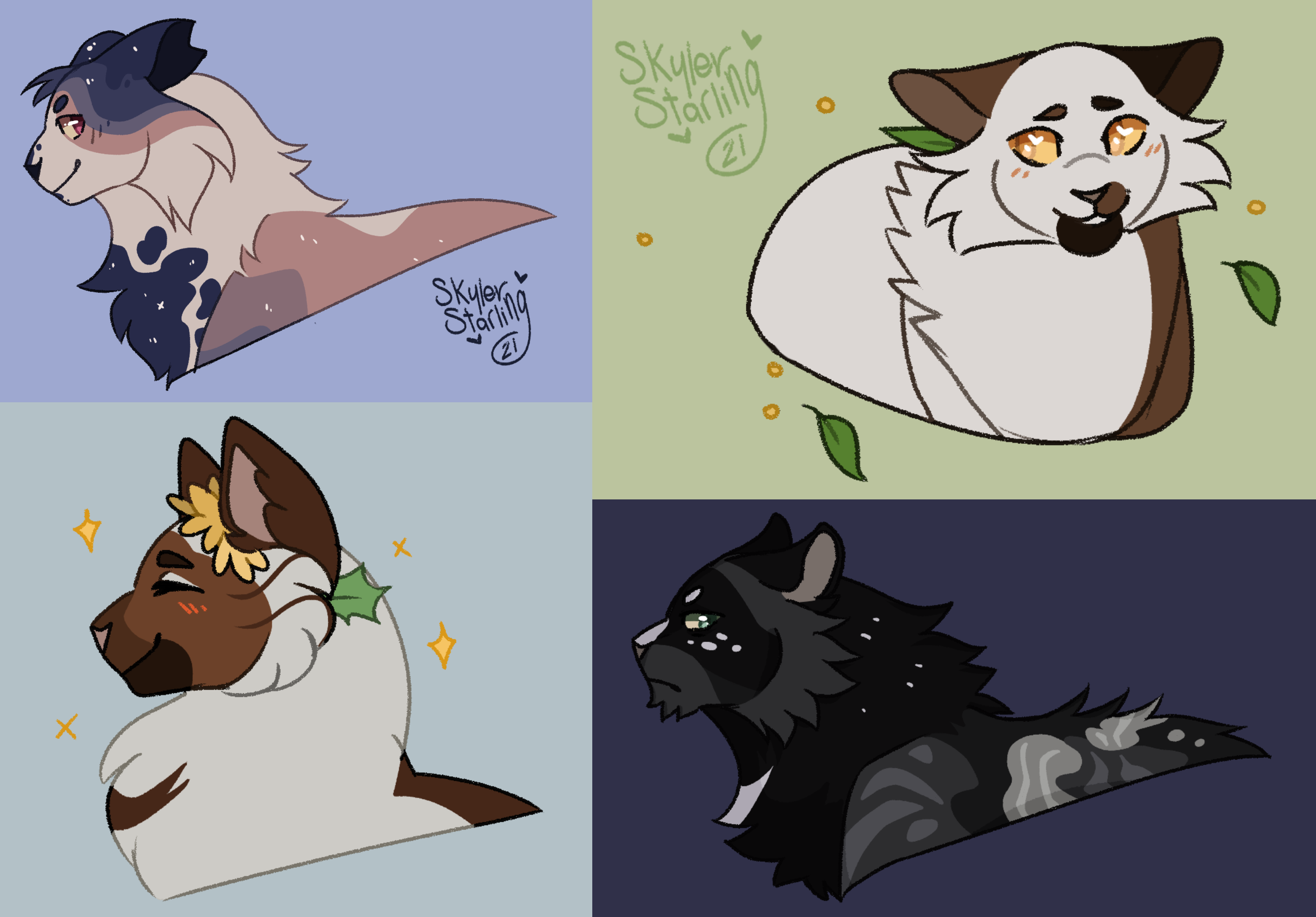 Warrior Cat Stickers - On Sale Now! by ClimbToTheStars on DeviantArt