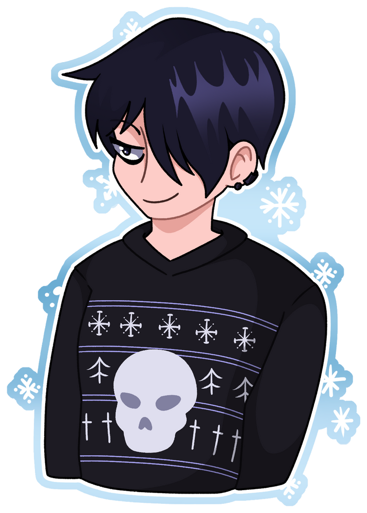 Goth Christmas Fanart by SkylerStarling on DeviantArt