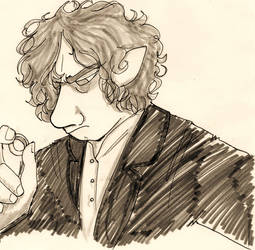 Martin Freeman as Bilbo Sketch
