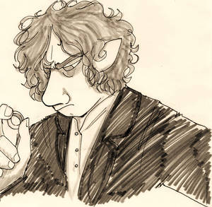 Martin Freeman as Bilbo Sketch