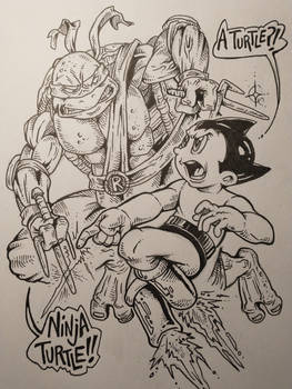 Astro Boy Vs TMNT Raphael