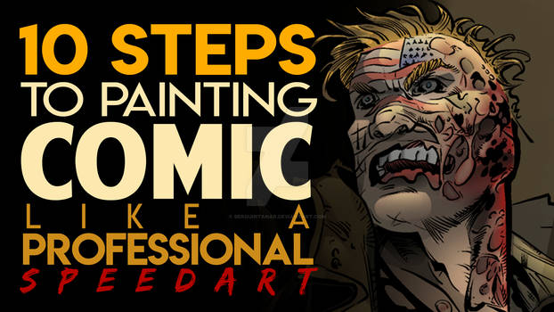 10 STEPS TO PAINTING COMIC LIKE A PROFESSIONAL