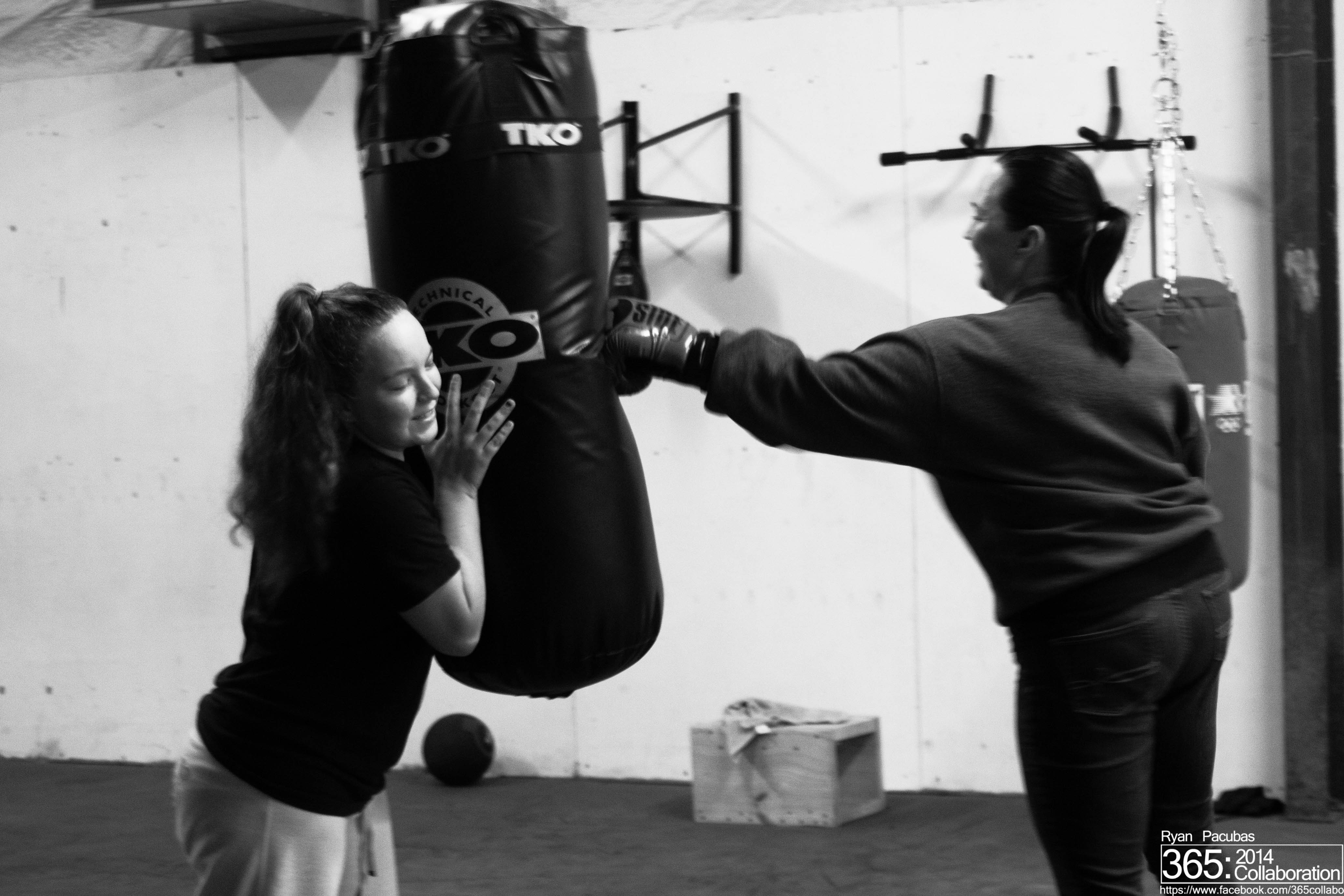 Mother-Daughter Heavybag Session