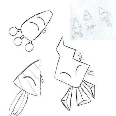 Ivory, Rocket and Drill Wisp by BusinessVader on DeviantArt