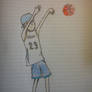 Another boy with basketball