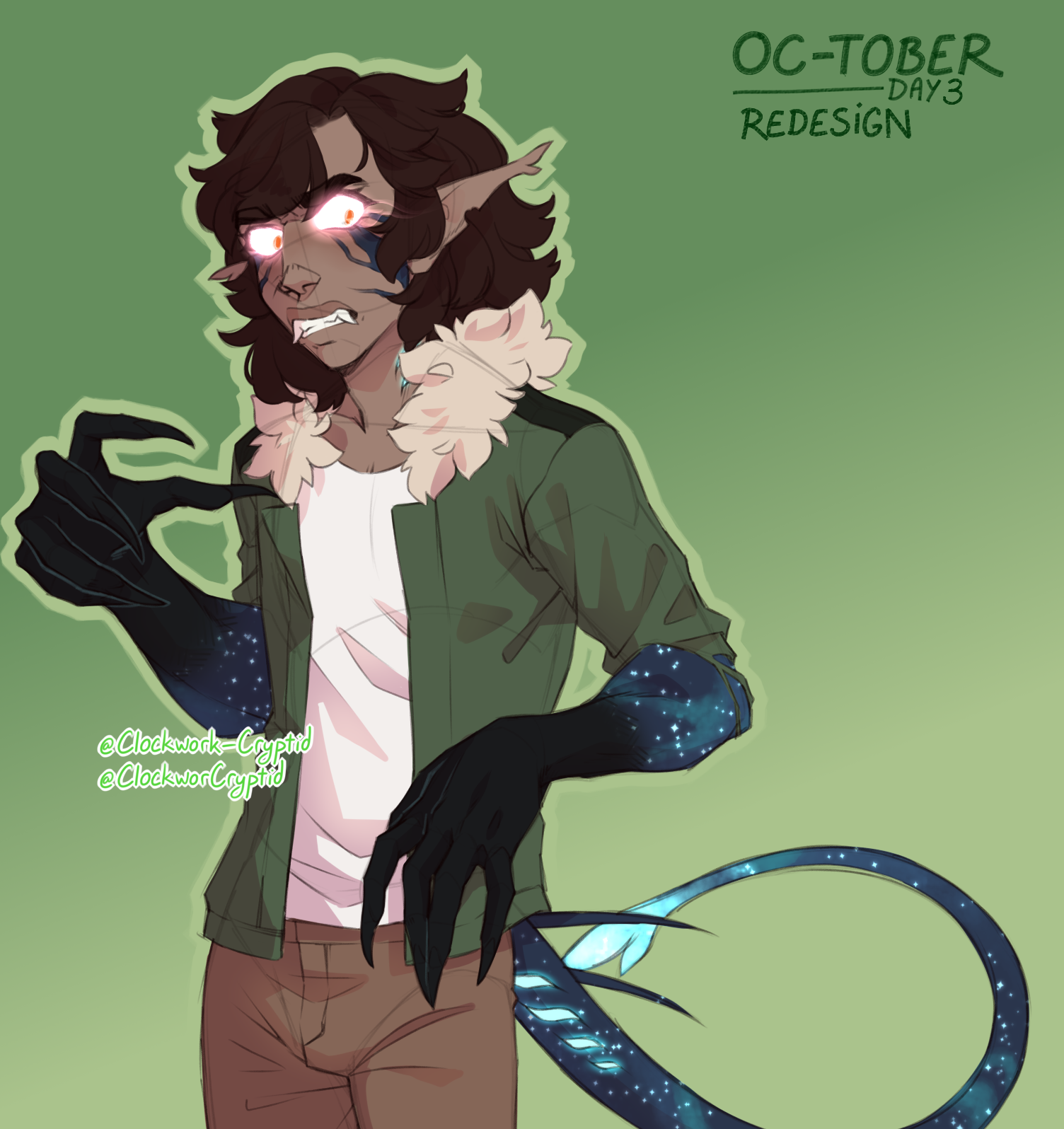 OC-Tober Day 3: Redesign by Clockwork-Cryptid on DeviantArt