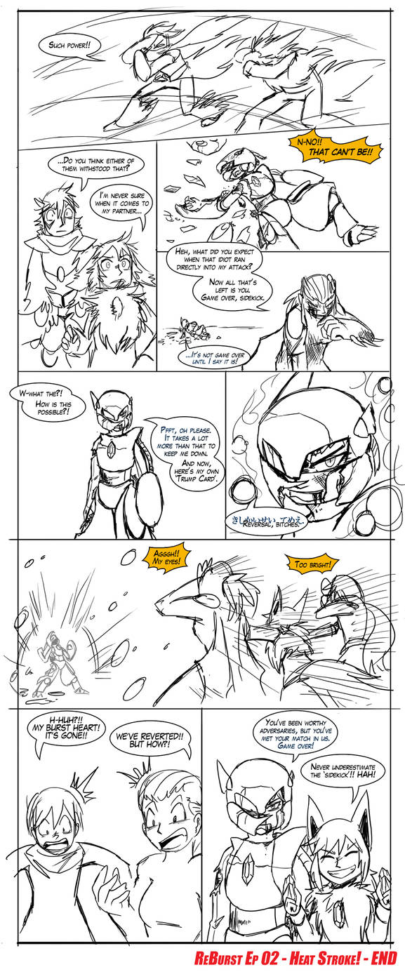 Pokemon Reburst Deviantart ReBurst Ep2 - Heat Stroke! - P6 (BW) by tazsaints on DeviantArt