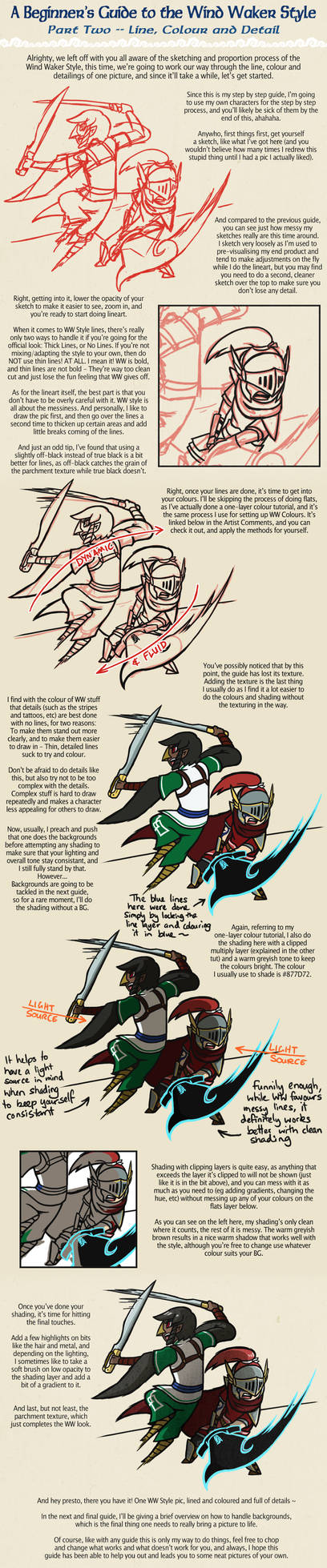 Beginners Guide to WW Style P2 - LineColourDetail by tazsaints on ...