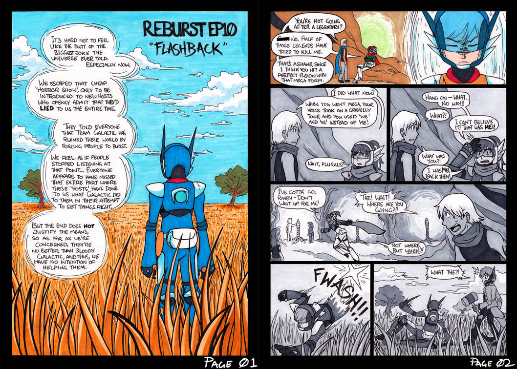 Pokemon Reburst Deviantart ReBurst Ep10 Flashback pg1-2 by tazsaints on DeviantArt