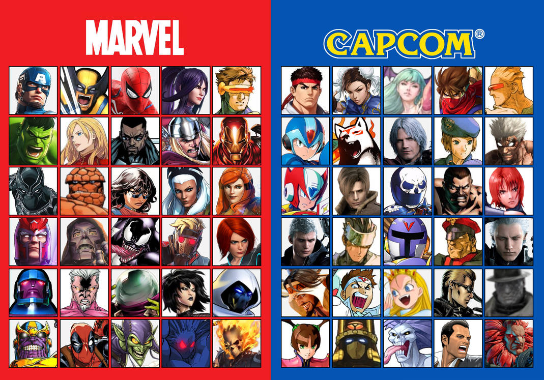 MVC4 roster mock up by KaijuFan2000DA on DeviantArt
