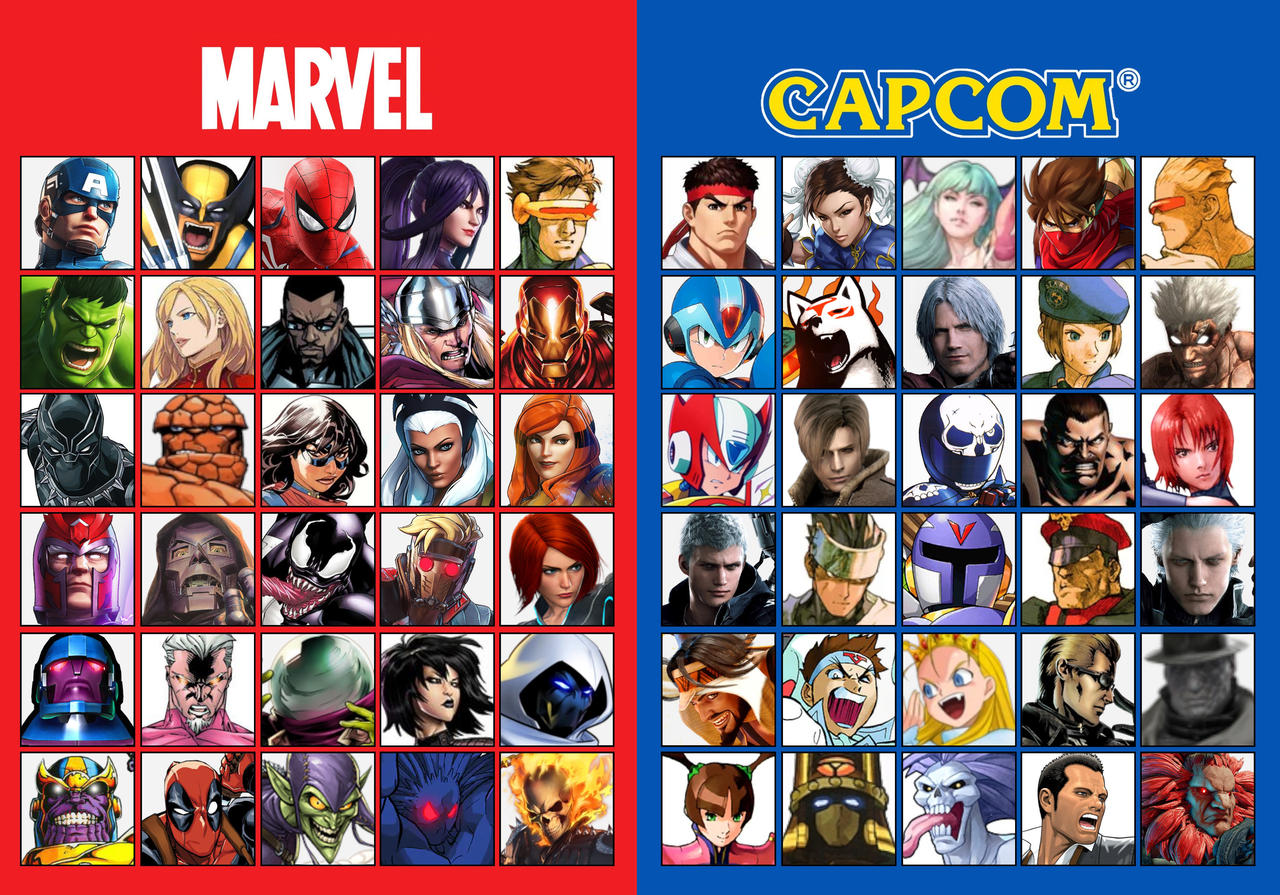 MVC4 roster mock up by KaijuFan2000DA on DeviantArt