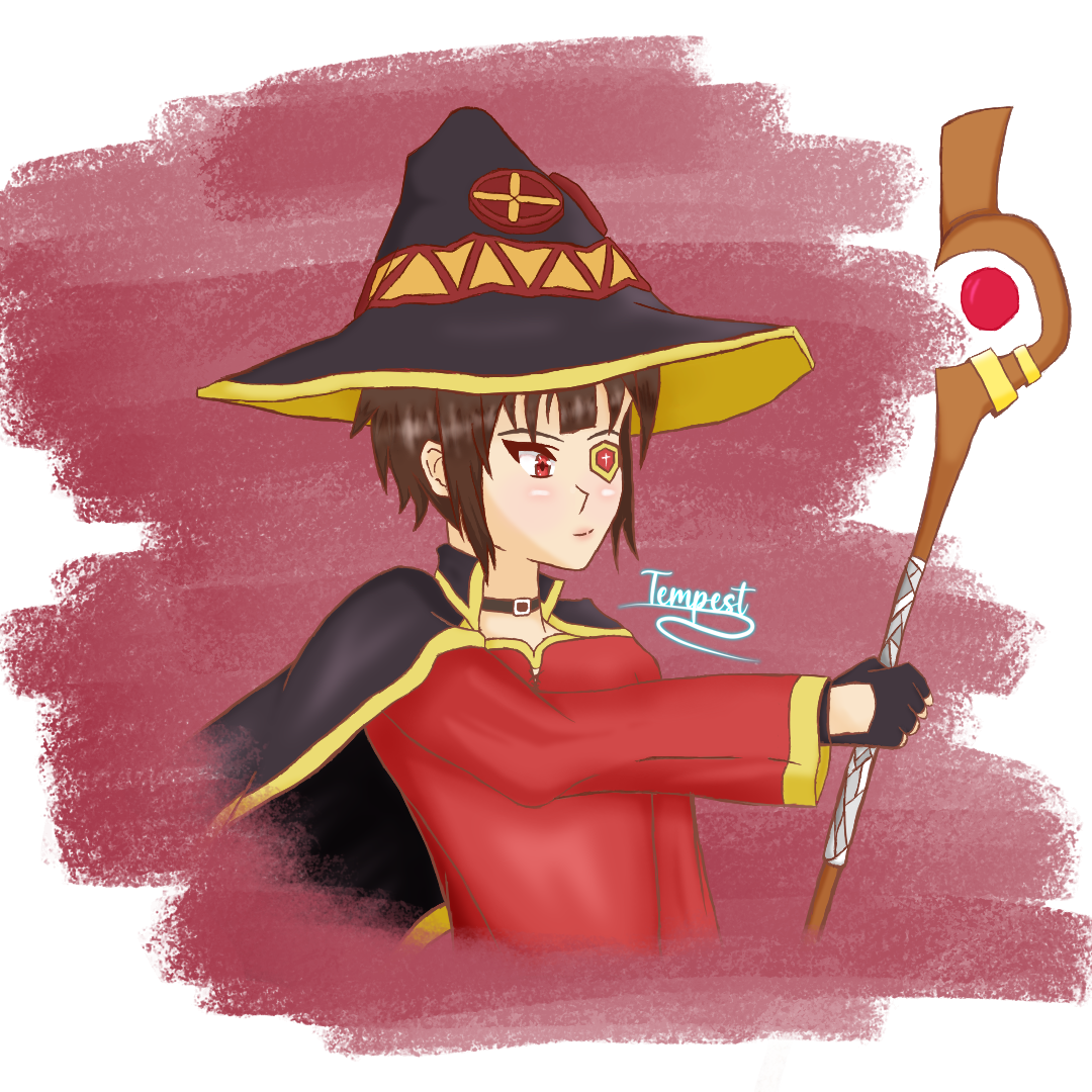 Megumin Fanart by xXTempest05Xx on DeviantArt