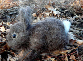 needle felted bunny 'basil'