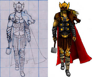 Concept Vs Color of King Thor