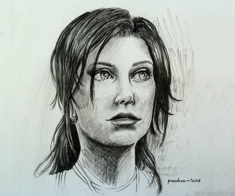 Lara Croft sketch