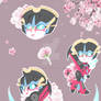 Windblade sticker sheet