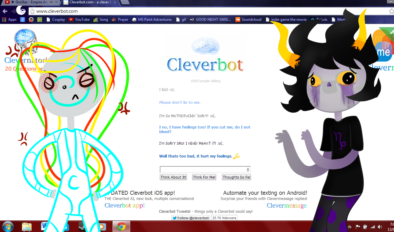 mY pAiNt Is SmEaRiN cLeVeRbOt