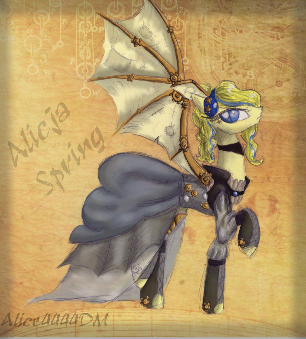 Steampunk Alicja Spring