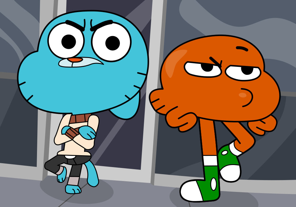 Gumball and Darwin by InspiratioDaKucing on DeviantArt