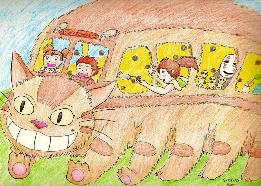 Cat Bus Rave Ride the Cat Bus by mizuki-chinatsu on DeviantArt