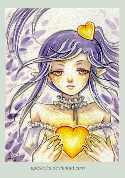 glowing heart - ACEO Nr. 107