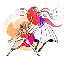 Princess Brawl -  Peach and Zelda