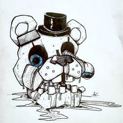 A Freddy Fazbear doodle!