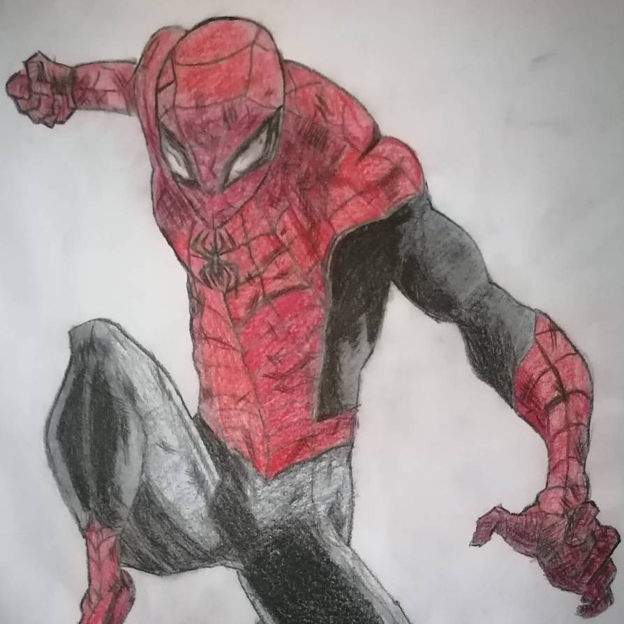 Spidey drawing by me by Dipfruit on DeviantArt