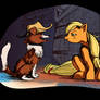 Winona the hat thief and Applejack