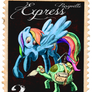 Par Tortue - Express Ponyville Postage Stamp