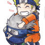 Chibi Naruto piggyback ride