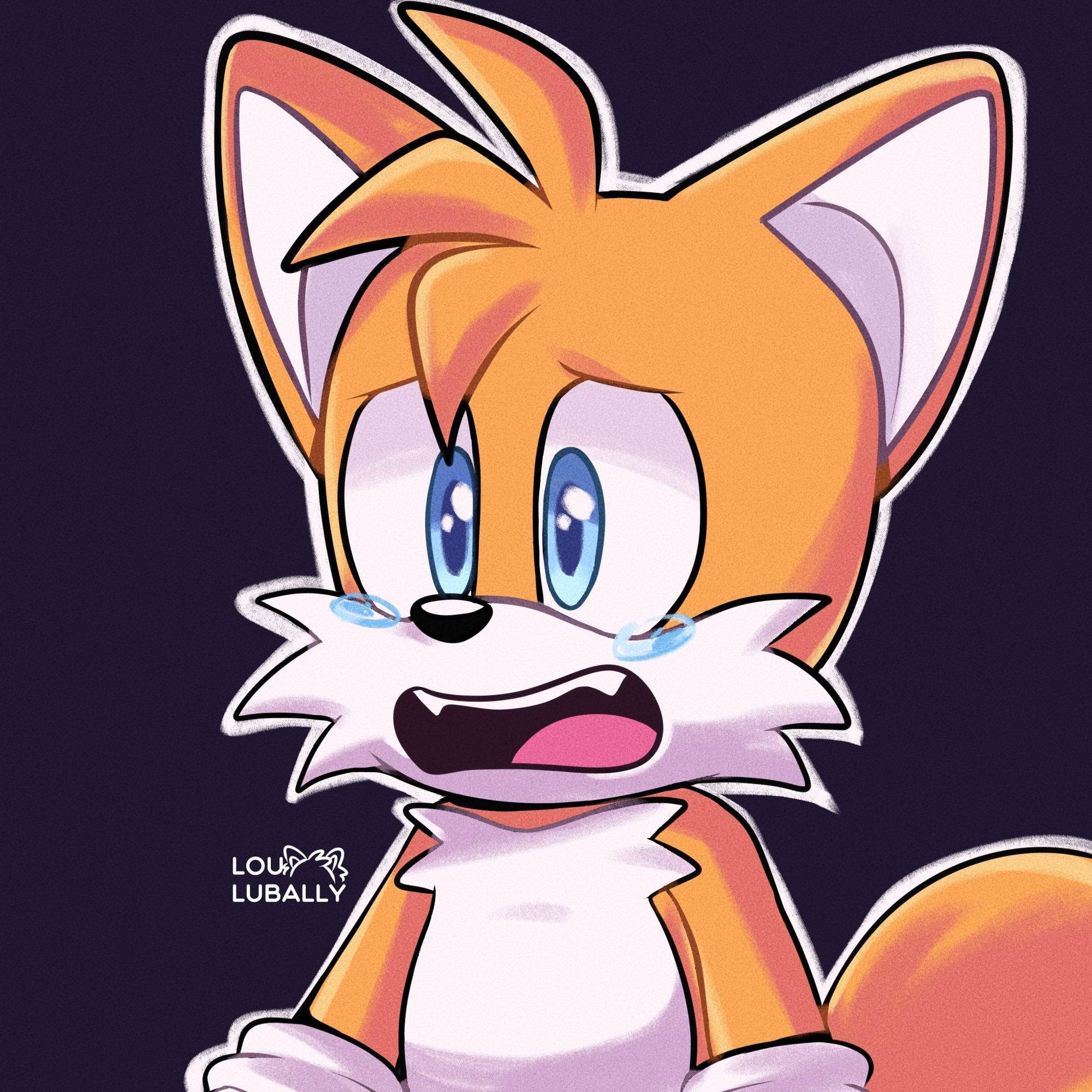 Deviantart Tails Sad Tails crying by helenapalomino2 on DeviantArt