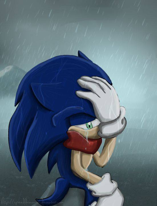 Sonic sad by helenapalomino2 on DeviantArt