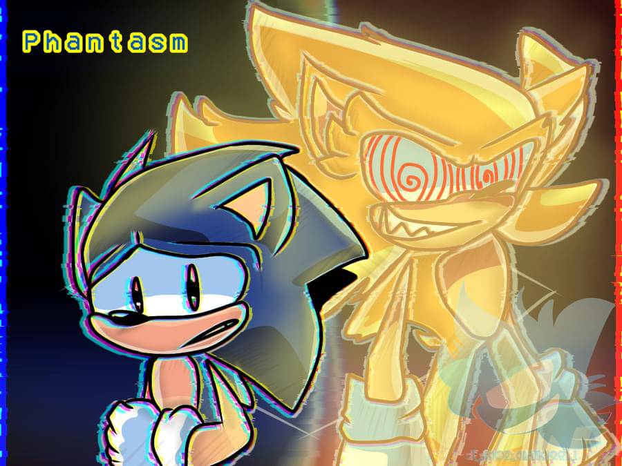 ✩PHANTASM✩ + Fleetway N' Sonic // Fanart ⏤͟͟͞ #sonicthehedgehogfa, Sonic