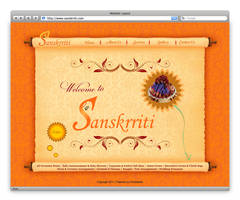 Sanskrriti Web Layout