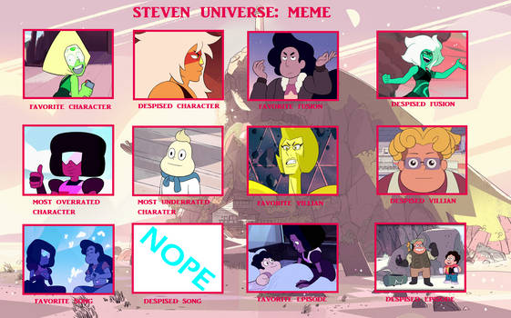 My Steven Universe Controversy Meme