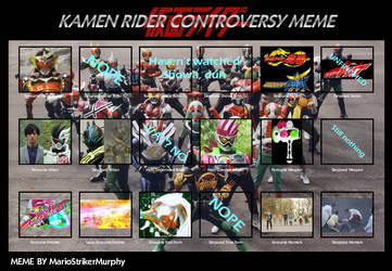 My Kamen Rider Conroversy Meme