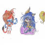 :KP: Appo, Death, Sissel Chibi