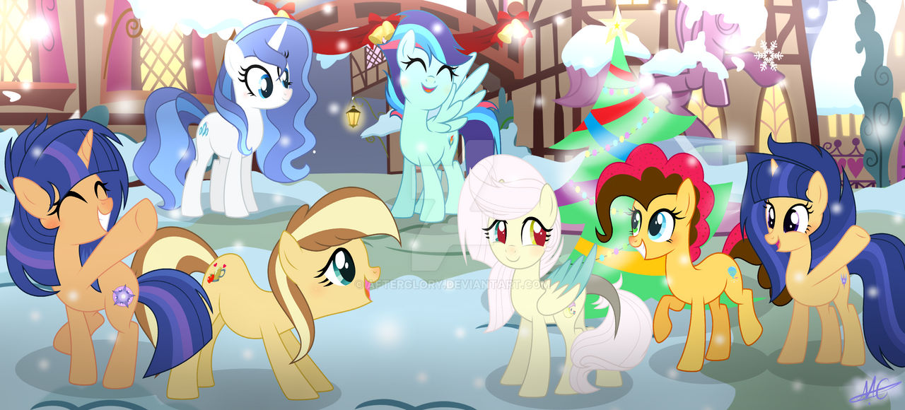 Mlp Happy Christmas (Gift) by AfterGlory on DeviantArt