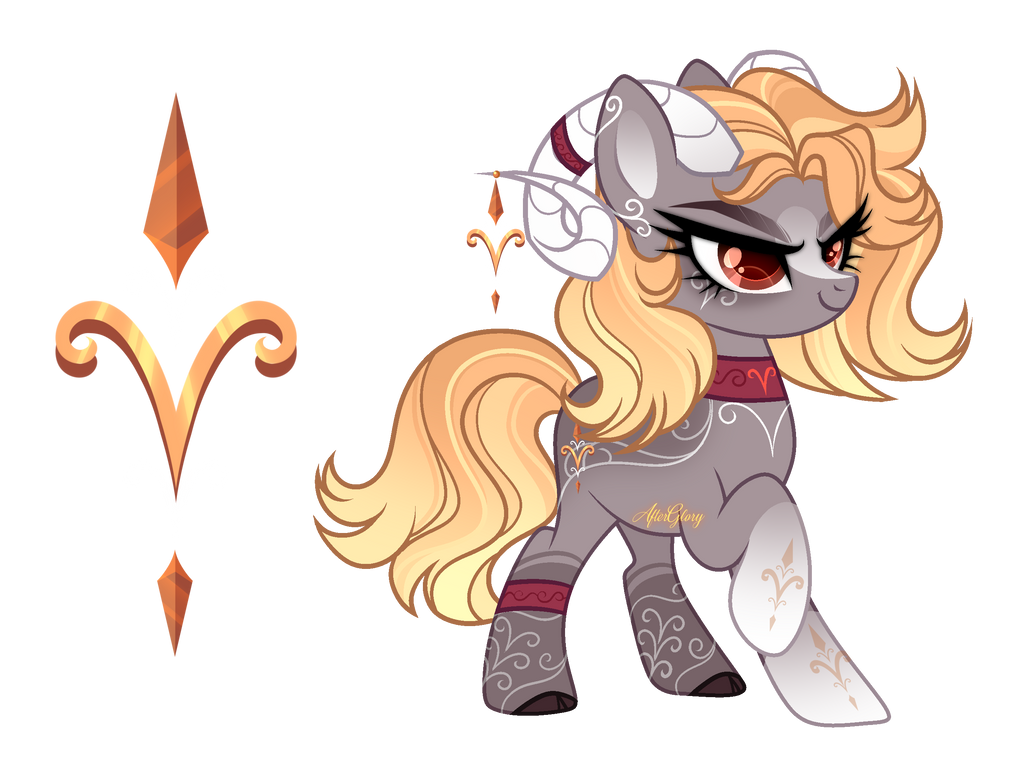 Mlp Updated Sign MLP Zodiac Sign Adoptables #3 Aries (CLOSED) by AfterGlory on DeviantArt