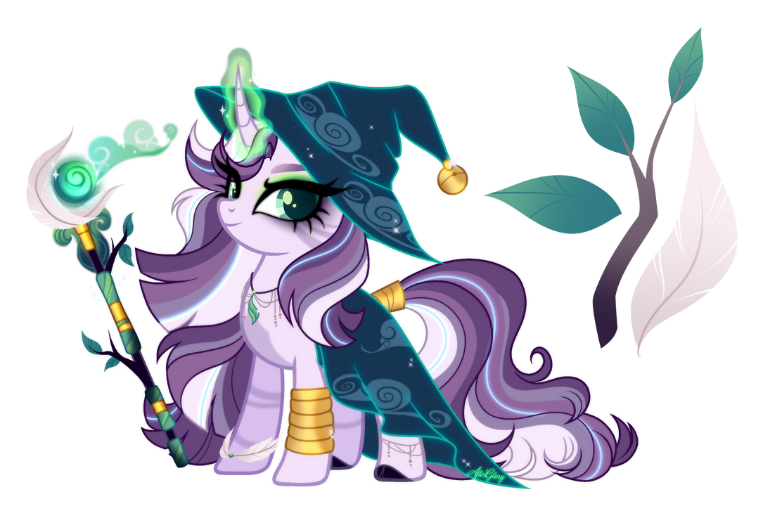 MLP Halloween OC Adoptable | Witch (Preclaim) by AfterGlory on DeviantArt