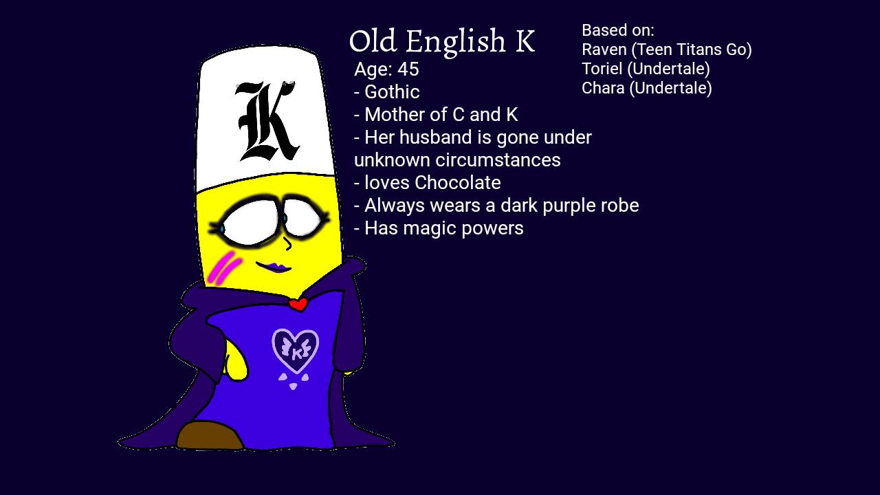 Old english K by Adventuresparty on DeviantArt