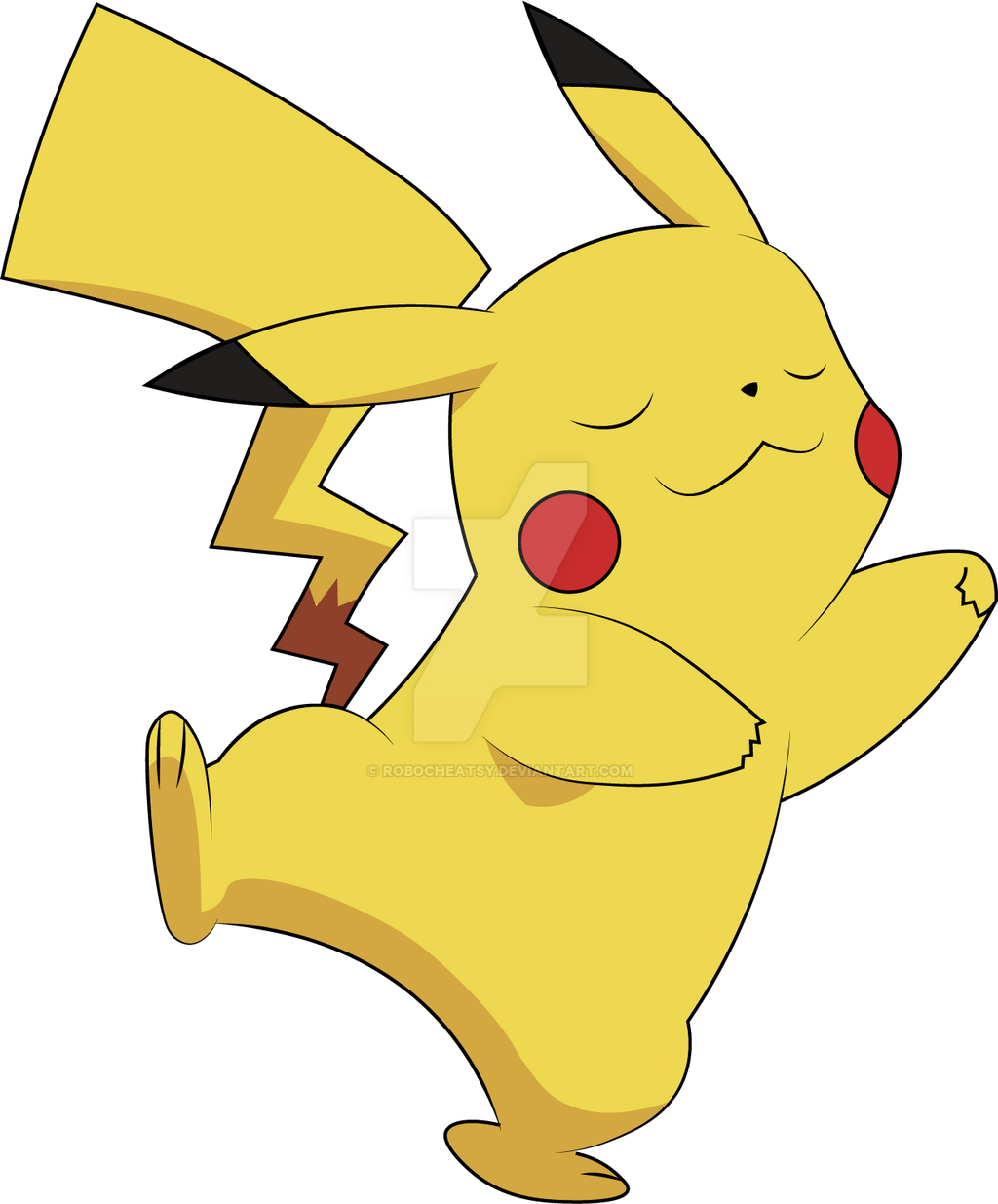 Pikachu Vector Deviantart Pikachu Vector by RoboCheatsy on DeviantArt