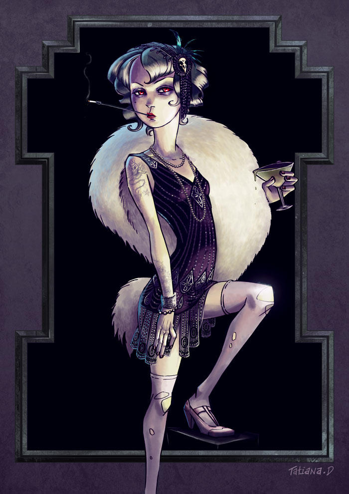 Deviantart Flapper Lady Flapper by nastynoser on DeviantArt