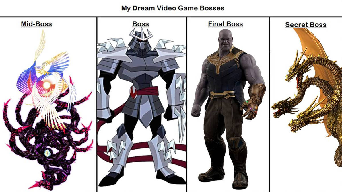 My Dream Video Game Bosses by JonasTheHyena2004 on DeviantArt