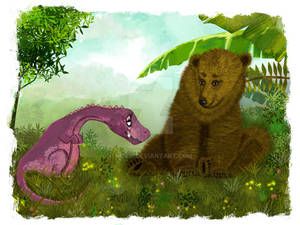 Bear and the dino